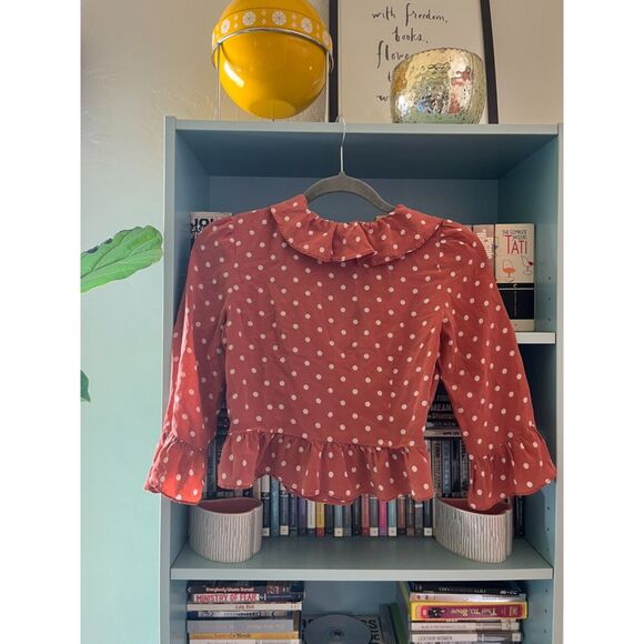 Réalisation Polka Dot Wrap Blouse - Picture 2 of 4